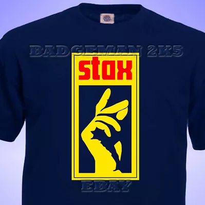 Buy STAX RECORD MENS T-SHIRT Northern Soul Jazz Blues RETRO MUSIC T Shirt • 11.54£