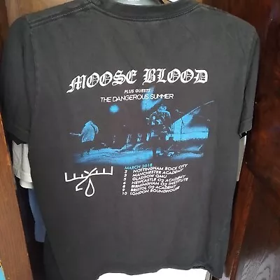 Buy Moose Blood (Hurtless) Emo Pop Rock Band Vintage T-shirt From 2018 Tour • 9.99£