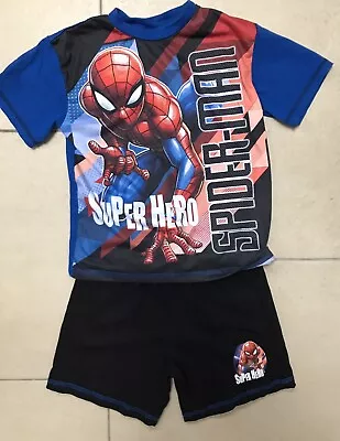 Buy Marvel Spider-Man Short Pyjamas- Age 7-8 Years - Free Postage • 6£