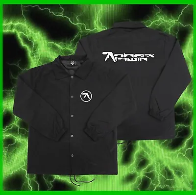 Buy Aphex Twin Coach Jacket Y2k T Shirt Merch House Techno Tour Sz S NEW • 24.99£