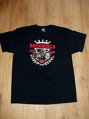 Buy Rockwells Speed Shop Bobber T Shirt By Daredevil • 19.99£