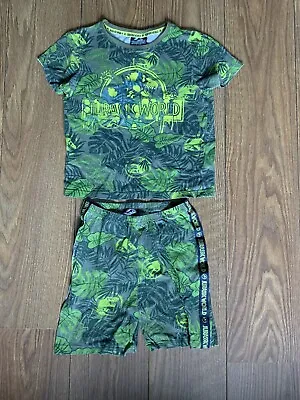 Buy Jurassic Park Pyjama’s 5-6 Short Pjs Primark • 0.99£