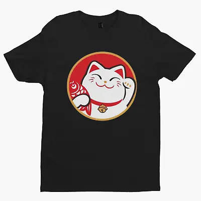 Buy Lucky Cat T-Shirt - Cartoon Tee TV Film Anime Retro Manga Japanese Tokyo • 11.99£