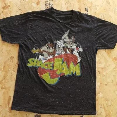 Buy Looney Tunes Graphic T Shirt Black Adult Large L Mens Space Jam Summer • 11.99£