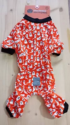 Buy Fuzzyard  Dog Pyjamas Size 2  BNWT Ghost Orange White Black  Cool - Free Postage • 13.90£