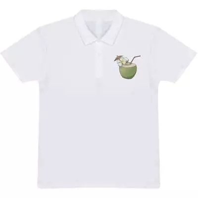 Buy 'Tropical Coconut Drink' Adult Polo Shirt / T-Shirt (PL037960) • 12.99£