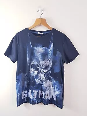 Buy Batman Logo T-Shirt Mens Unisex L (fits L) Official DC • 9.95£