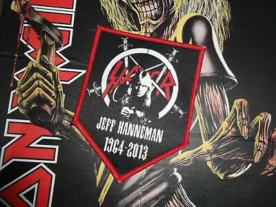 Buy Slayer Patch Shield Thrash Metal Battle Jacket Jeff Hanneman 666666 • 12.38£