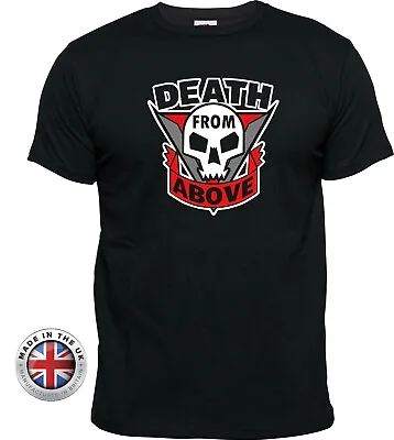 Buy STARSHIP TROOPER Roughnecks Tattoo DEATH FROM ABOVE T-Shirt.Unisex,ladies Fitted • 14.99£
