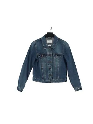 Buy Noisy May Women's Jacket M Blue 100% Cotton Bomber Jacket • 8.59£