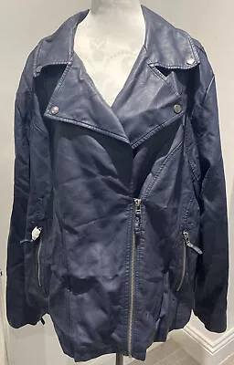 Buy Max Studio Leatherette Biker Jacket, Size 24,  £90 From John Lewis • 11.99£