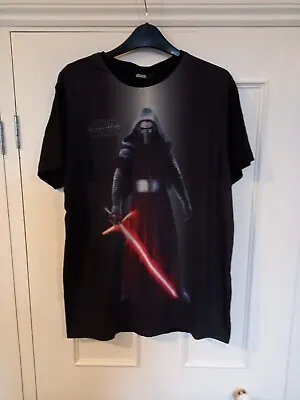 Buy Mens Star Wars T-Shirt Size Large With Kylo Ren Design • 4.49£
