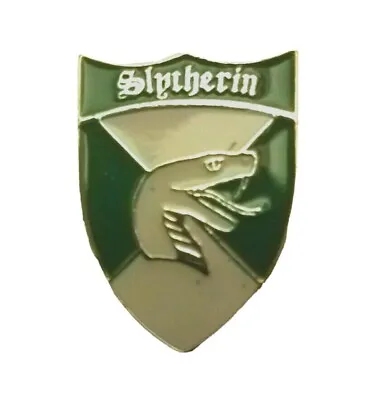 Buy New Slytherin Shield Pin Harry Potter Fine Silver Plated In Box • 14.20£