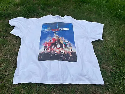 Buy T-shirt Big Bang Theory Size 2XL White ￼￼ • 15£