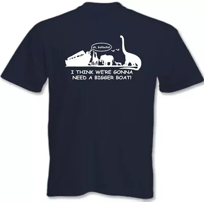 Buy Atheist T-Shirt Atheism I Think We're Gonna Need A Bigger Boat Mens Funny • 8.98£
