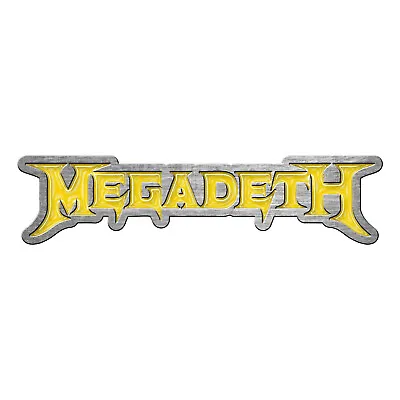 Buy Megadeth Logo Metal Pin Badge Official Band Merch  • 12.40£