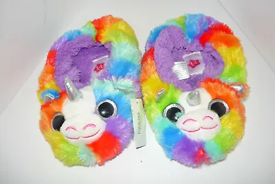 Buy Unicorn Rainbow House Shoes Slippers Jump A Roo Toddler Kids Size Medium NWT • 4.02£