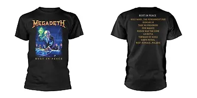 Buy Megadeth 'rust In Peace' Black T-shirt - Official - Ph13341m • 15£