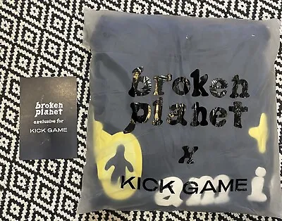 Buy Limited Edition BrokenPlanet  X  KickGame Hoodie-Black-Size Medium-With Tags. • 230£
