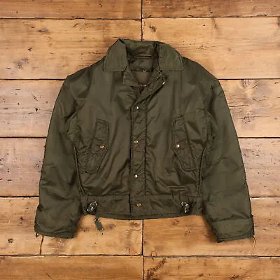Buy Vintage Military Jacket S 60s A1 Extreme Cold Weather Deck Jacket Satin Green • 134.99£