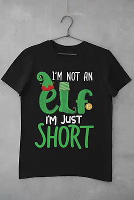 Buy Funny Christmas T Shirt I'm Not An Elf I'm Just Short Gift Idea Novelty Xmas • 9.77£