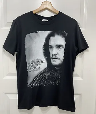 Buy Game Of Thrones  Jon Snow T-shirt Black Size M • 10.99£