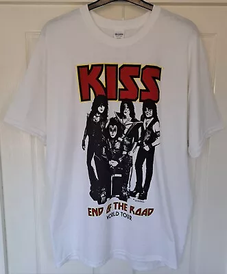 Buy Kiss 'End Of The Road World Tour' T-Shirt Tour Venues Size XL (P2P 24 ) NWOTs • 15£