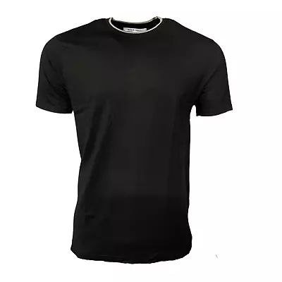 Buy Men`s Plain T-shirts Crew Neck Tipping Summer Flash Sale • 5.49£