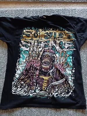 Buy Suicide Silence T Shirt Large Used Startee • 13.23£