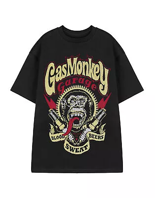 Buy Gas Monkey Garage Black Short Sleeved T-Shirt (Mens) • 16.95£