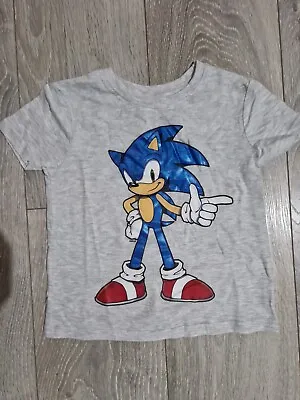 Buy Sonic The Hedgehog T Shirt Kids 2/3 Years • 7.99£