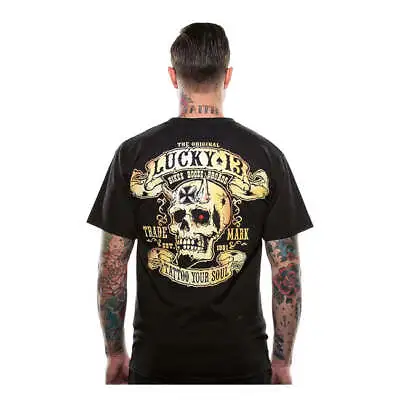 Buy Lucky 13 Booze, Bikes And Broads Moto Motorcycle Motorbike Casual T-Shirt Black • 30.50£