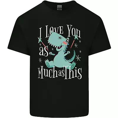 Buy T-Rex I Love You Dinosaur Valentines Day Mens Cotton T-Shirt Tee Top • 8.75£