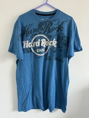 Buy Hard Rock Café - Los Angeles, Mens Clothing, Blue, Size Medium • 9.99£