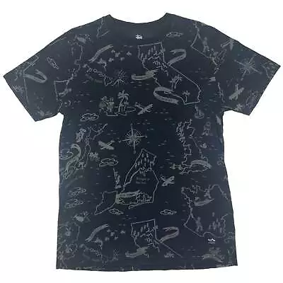Buy Stussy Worldwide Map Black Graphic T-shirt • 49.99£