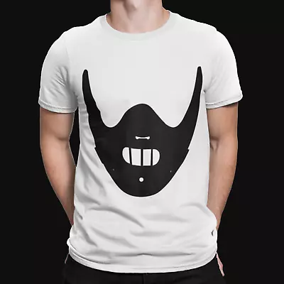 Buy Hannibal Mask T-Shirt - Horror - Halloween - Movie - Retro - Film - TV - Funny • 8.39£