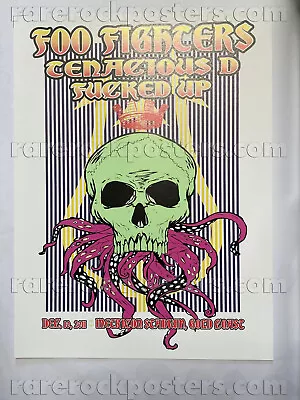 Buy Foo Fighters / Tenacious D / F*cked Up ~ Orig 2011 Australian Gig Merch Poster • 158.01£