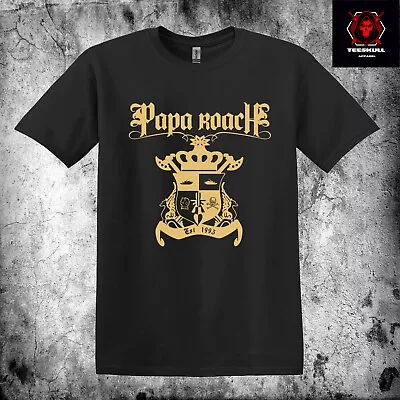 Buy Papa Roach Heavy Metal Rock Band Tee Heavy Cotton Unisex T-SHIRT S-3XL 🤘 • 23.54£