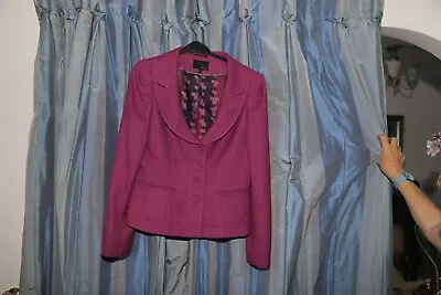 Buy Next Ladies Polyester Jacket Purple Size 12 Bust 38  • 7.99£