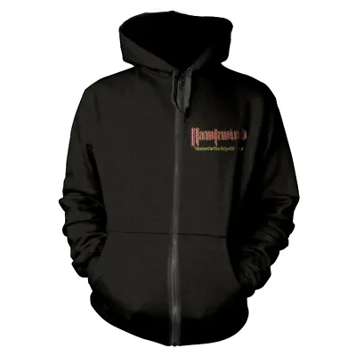 Buy HAWKWIND - WARRIOR ON THE EDGE OF TIME BLACK Hooded Sweatshirt With Zip Small • 46.80£