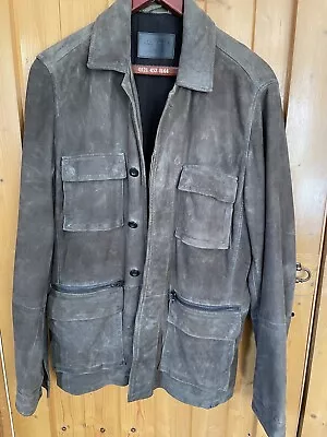 Buy All Saints Mens Leather ‘Civil’ Jacket Medium • 65£