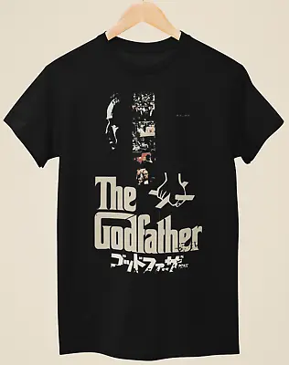 Buy The Godfather - Japanese Movie Poster Inspired Unisex Black T-Shirt • 14.99£
