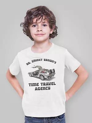 Buy Back To The Future T-Shirt Time Travel Boys Girls Movie Retro Children Tee Kids • 5.99£