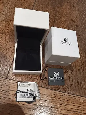Buy Swarovski Jewellery X2 Empty Boxes Hard  From Harrods 5.5 X5 X4.5 Cms • 6.45£