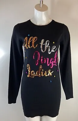 Buy Ladies New All The Jingle Ladies  Christmas Jumper Size 8 10 12 14 16 • 14.95£