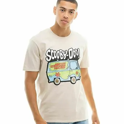 Buy Official Scooby Doo Mens Mystery Machine T-shirt Sand S - XXL • 13.99£
