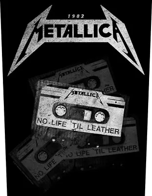 Buy Metallica No Life Till Leather Jacket Back Patch Official Metal Band Merch  • 12.60£