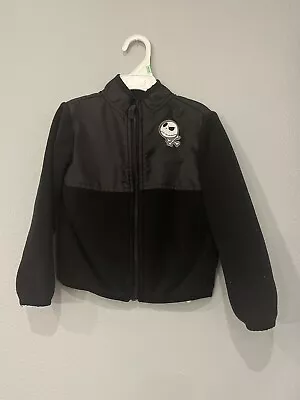 Buy Disney Fleece Jacket Unisex Kids Black Zip Nightmare Before Christmas  Size 4 • 7.87£