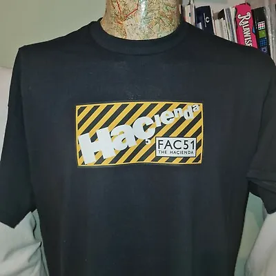 Buy Hacienda Black T-Shirt Mens Unisex Factory Records Fac51 New Order Madchester • 11.99£