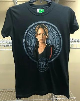 Buy Hunger Games Katniss In District 12 Seal Women's T-Shirt Black Size Medium New • 28.42£